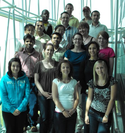Group Photo Summer 2009 MUN Green Chemistry & Catalysis Group, July 2009