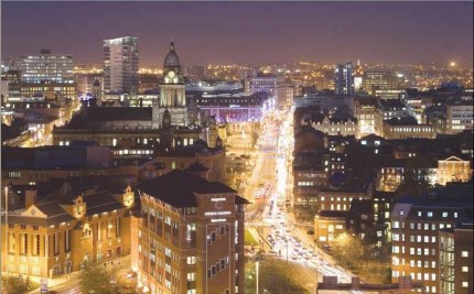 Leeds at Night (by Andrew Roberts, UK)