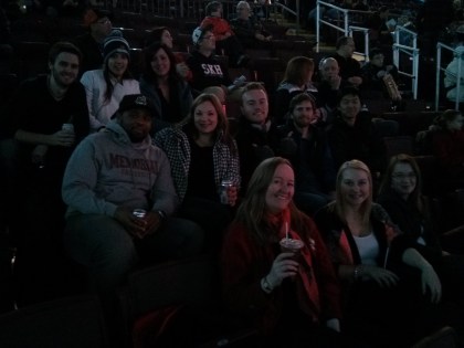 At the Icecaps game