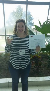 Jen Murphy at School of Graduate Studies Award Ceremony